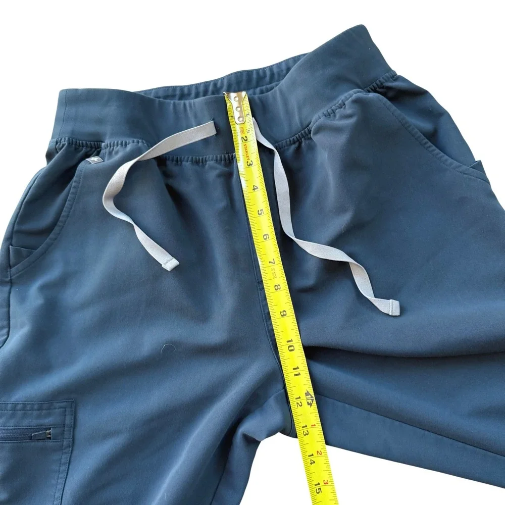 FIGS Technical Collection Navy Blue Jogger Scrub Pants Men Medium Cargo Pockets